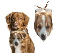 Lazy Dog Puppy Dog Bandanas for Feeding Grooming, Triangle Pet Bibs Washable Pets Scarf for Cats & Dogs
