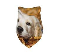 Lazy Dog Puppy Printed,Bib Scarf Triangle Hood Adjustable Pet Scarf Washable Hood Suitable for Small, Medium and Large Dogs and Cats