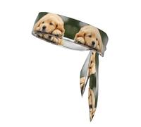 Lazy dog puppy Sports Head Tie - Dry Head Tie - Unisex Sweatband - Ideal for Running, Football, Tennis