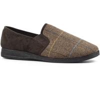 Lazy Dogz Harrison II Mens Check Full Slippers - - Size: 9