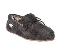 Lazy Dogz Kids Lumber Junior Moccasin Slipper 2 UK Black