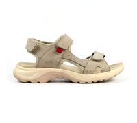 Lazy Dogz Ladies Riviera Beige Leather Sandal 6 Beige