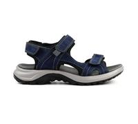 Lazy Dogz Ladies Riviera Navy Leather Sandal 5 Blue