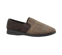 Lazy Dogz Men's Harrison II Slipper, Brown, 8 UK