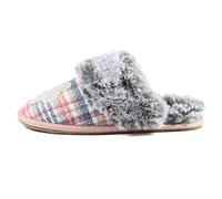 Lazy Dogz Poppy Womens Pink Faux Fur Mule - Size 4 UK - Pink