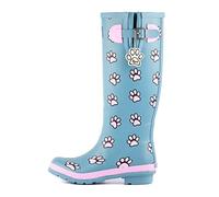 Lazy Dogz Women's Cookie Fashion Boot, Teal, 3 UK