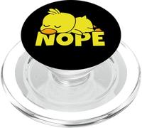 Lazy Duck Duckling Not Today Nope PopSockets PopGrip for MagSafe