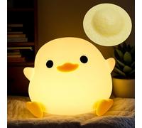 Lazy Duck Light,Duck Lamp,Silicone Duck Night Light,Dimmable Existential Crisis Duck,USB Charging Duck LED Night Light,Suitable for Children's Room,Bedroom,Living Room