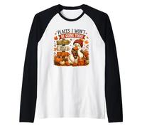 Lazy Duck Nope Autumn Humor Places I Won't Go Raglan Baseball Tee