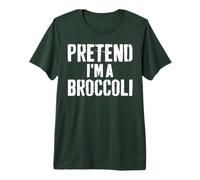 Lazy Easy Halloween Costume Pretend I'm A Broccoli Premium T-Shirt