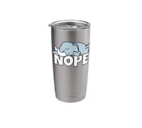 Lazy Elephant Nope Not Today Lazybones Laziness Stainless Steel Insulated Tumbler