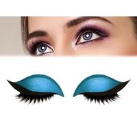 Lazy Eye Shadow Eyelash Patch 2-In-1 Reusable Colorful Eyeshadow & Eyelash Makeup Stickers Natural Fake Lashes Makeups Tool For All Eye Types