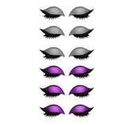 Lazy Eye Shadow Eyelash Patch, 3-in-1 Eyeshadow and Lash Sticker for Quick Makeup, Reusable Eyelash Patch for Beginners, Parties, Travel & Daily Use (T)