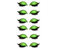 Lazy Eye Shadow Eyelash Patch, 3-in-1 Eyeshadow and Lash Sticker for Quick Makeup, Reusable Eyelash Patch for Beginners, Parties, Travel & Daily Use (P)