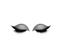 Lazy Eye Shadow Eyelash Patch, 3D Lazy Eye Shadow Eyelashes, 2-In-1 Reusable Eye Makeup Stickers With False Lashes & Shadow, Natural Eye Fake Lashes Makeups Tool For All Eye Types (Gray)