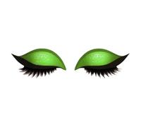 Lazy Eye Shadow Eyelash Patch Colorful Beauty Fashion Eyelid Line Sticker Lazy Makeup Tool Reusable Eyelid And Eyelash Stickers Lashes For Women's Make Up 062368