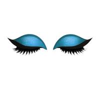 Lazy Eye Shadow Eyelash Patch, Eyeshadow Eyelash Stickers for Makeup Quickly, Reusable for All Eyeshapes, for Student and Officeworkers Save Time, 1pair/2PCS
