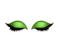 Lazy Eye Shadow Eyelash Patch, Eyeshadow Eyelashes Makeup Stickers, Colorful Fashion Eyelid Line Sticker, 2-In-1 Reusable Eye Makeup Stickers With False Lashes & Shadow