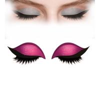 Lazy Eye Shadow Eyelash Patch,Lazy Eyeshadow Eyelash Patch,Eye Shadow Eyelashes Makeup Stickers,2-in-1 Reusable Eyeshadow & Eyelashes Makeup Stickers,Adhesive Eyeliner EyelashMakeup Sticker (E)