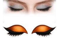 Lazy Eye Shadow Eyelash Patch,Lazy Eyeshadow Eyelash Patch,Eye Shadow Eyelashes Makeup Stickers,2-in-1 Reusable Eyeshadow & Eyelashes Makeup Stickers,Adhesive Eyeliner EyelashMakeup Sticker (A)