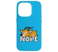 Lazy Gazelle Not Today Nope Case for iPhone 14 Pro