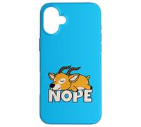 Lazy Gazelle Not Today Nope Case for iPhone 16 Plus