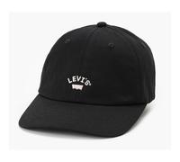 Lazy Girl Logo Cap in Cotton Black