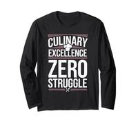 Lazy Gourmet Cooking Easy Recipes Quick Elegant Meals Hacks Long Sleeve T-Shirt