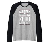 Lazy Gourmet Cooking Easy Recipes Quick Elegant Meals Hacks Raglan Baseball Tee