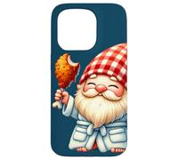 Lazy Grandpa Gnome In Bathrobe For Grilling Dad Funny Summer Case for iPhone 15 Pro