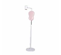 Lazy Hair Dryer Stand, Stand Up Hair Dryer, Hands-Free, Height and Angle Adjustable, Floor Blower Stand Holder, for Salon and Home Use (High Adjustable 120-160CM)(Pink)