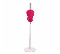 Lazy Hair Dryer Stand, Stand Up Hair Dryer, Hands-Free, Height and Angle Adjustable, Floor Blower Stand Holder, for Salon and Home Use (High Adjustable 120-160CM)(Dark Pink)