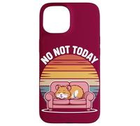 Lazy Hamster Sleeping On Couch Hamster Case for iPhone 15