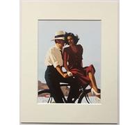 Lazy Hazy Days by Jack Vettriano Mounted Art Print Picture (10" x 8" - 25cm x 20cm) Unframed