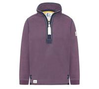 Lazy Jacks Boys Quarter Zip Sweatshirt - Grape - Grape - 1-2 Years