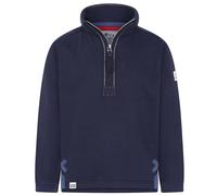 Lazy Jacks Boy's Quarter Zip Sweatshirt in Dark Blue | Size: 5-6 Years Lazy Jacks Dark Blue 5-6 Years