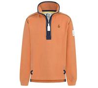 Lazy Jacks Boys Quarter Zip Sweatshirt - Orange - Orange - 1-2 Years