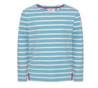 Lazy Jacks Girl's Breton Top in Blue | Size: 7-8 Years Lazy Jacks Blue 7-8 Years