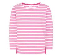 Lazy Jacks Girl's Breton Top in Light Pink | Size: 5-6 Years Lazy Jacks Light Pink 5-6 Years