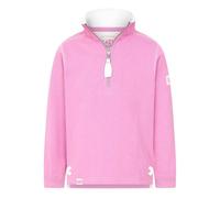 Lazy Jacks Girls Plain Soft Quarter Zip Sweatshirt - Fuchsia - 5-6 Years - Fuchsia - 100% Cotton