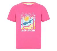 Lazy Jacks Girl's Printed T-Shirt in Bright Pink | Size: 1-2 Years Lazy Jacks Bright Pink 1-2 Years