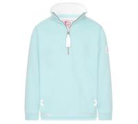 Lazy Jacks - Girls Supersoft 100% Cotton 1/4 Zip Sweatshirt - LJ3C Mint - Age 9/10