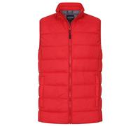 Lazy Jacks Mens Quilted Gilet - Crimson - Crimson - XL