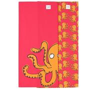 Lazy Jacks Octopus Tea Towel (Pack of 2)One Size Red LJ333