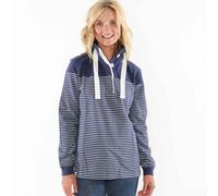 Lazy Jacks Women's Button Neck Sweatshirt - Twilight - 12 UK - Twilight - 100% Cotton