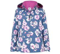 Lazy Jacks Women's Floral Waterproof Jacket - Blue / Pink / White - Blue/Pink/White - XXL