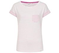 Lazy Jacks Womens/Ladies Striped Rolled Sleeves T-Shirt - Pink - Pink - L - 100% Cotton