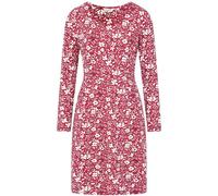 Lazy Jacks Women's Petal Long-Sleeved Dress - Red / White - Red/White - 20 UK - 100% Cotton