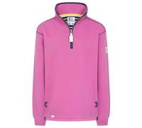 Lazy Jacks Women's Quarter Zip Sweatshirt - Raspberry - Raspberry - XL