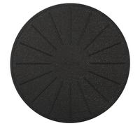 Lazy K Induction Cooktop Mat - Silicone Fiberglass Scratch Protector - for Magnetic Stove - Non Slip Pads to Prevent Pots from Sliding During Cooking_ Black (7.8inches)